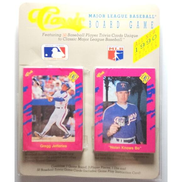 Vintage Sealed Classic Board Game 149 MLB Player Cards Unique To Classic Game - Picture 3 of 6